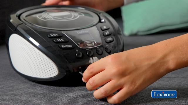 Lexibook - Disney Stitch - Bluetooth CD Player for Kids - Portable